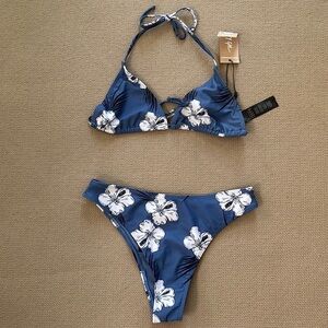 Blue bikini set